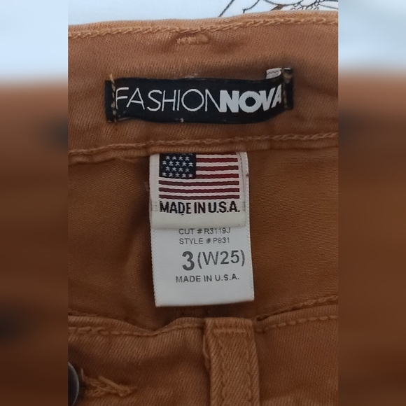 Fashion Nova Brown Skinny Pant Size 3 (w 25) - Picture 5 of 6